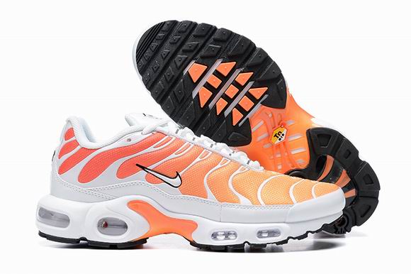 China Cheap Nike Air Max Plus Orange White TN Men's Shoes-167 - Click Image to Close